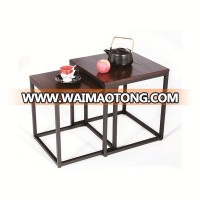 New Product Wood Supermarket Display Table For Shopping Mall